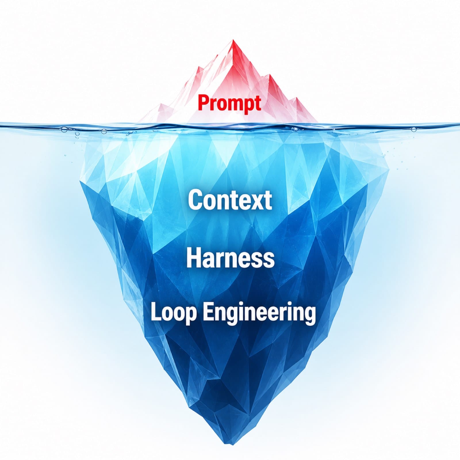 Prompt 只是冰山一角,水面下是 Context、Harness、Loop Engineering