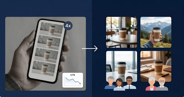 同一組素材跑太久？91APP 如何用 AI 素材生成對抗廣告疲勞