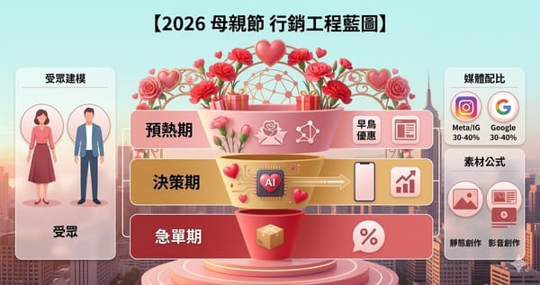 母親節檔期別用直覺投廣告：理組視角的轉換模型拆解